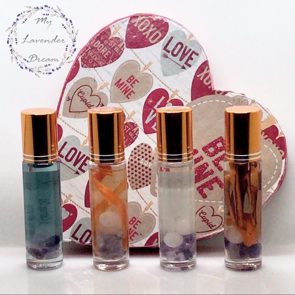 Be Mine Set of 4 Essential Oil Rollers - Picture 2 of 3